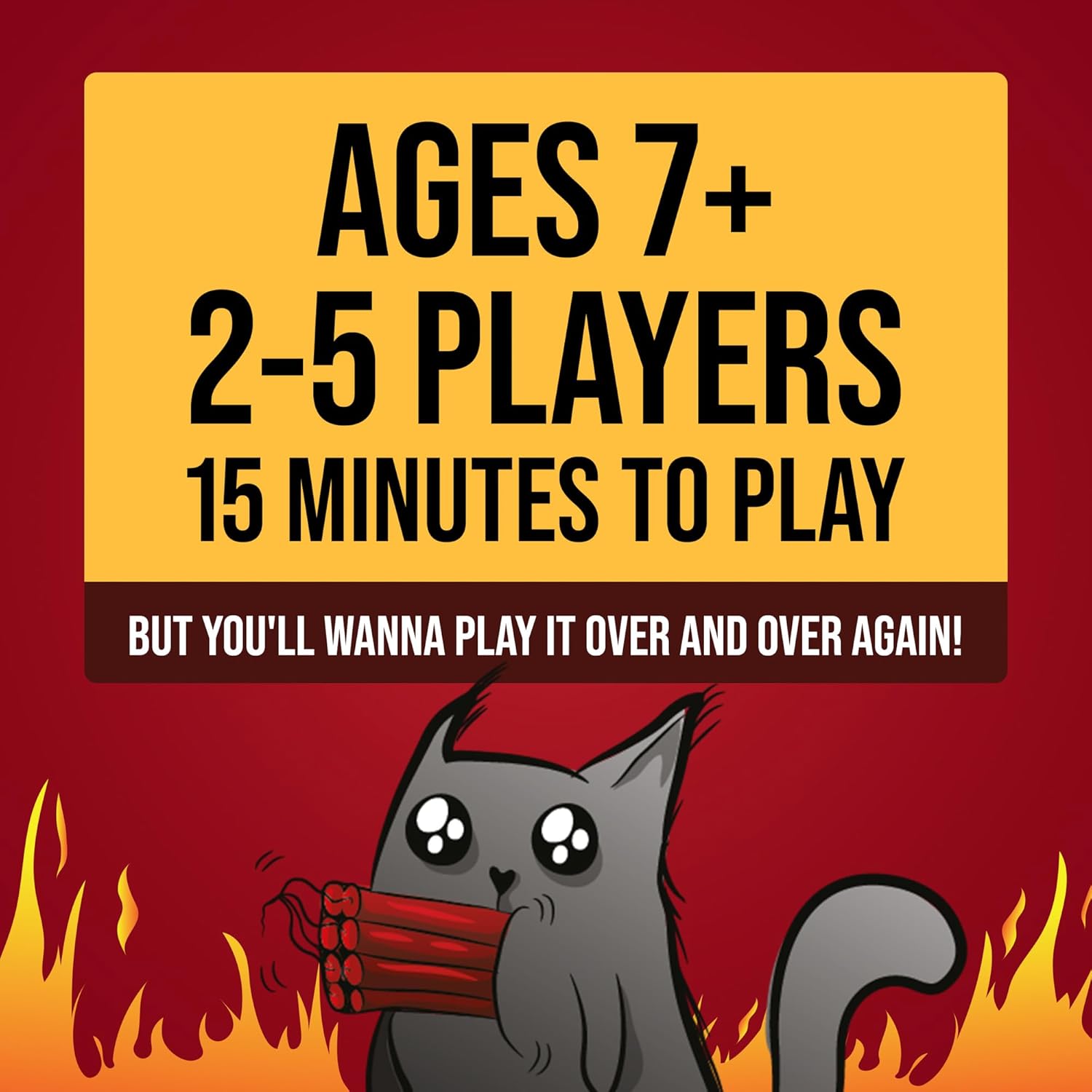 Thumbnail 6 de Exploding Kittens Original Edition – 2–5 Spieler, ab 7 Jahren, 15 Minuten Spielzeit