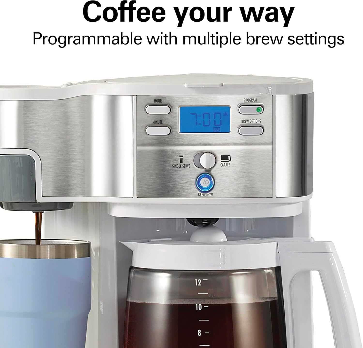 Thumbnail 6 de Hamilton Beach 49933 12-Cup & Single‑Serve Coffee Maker