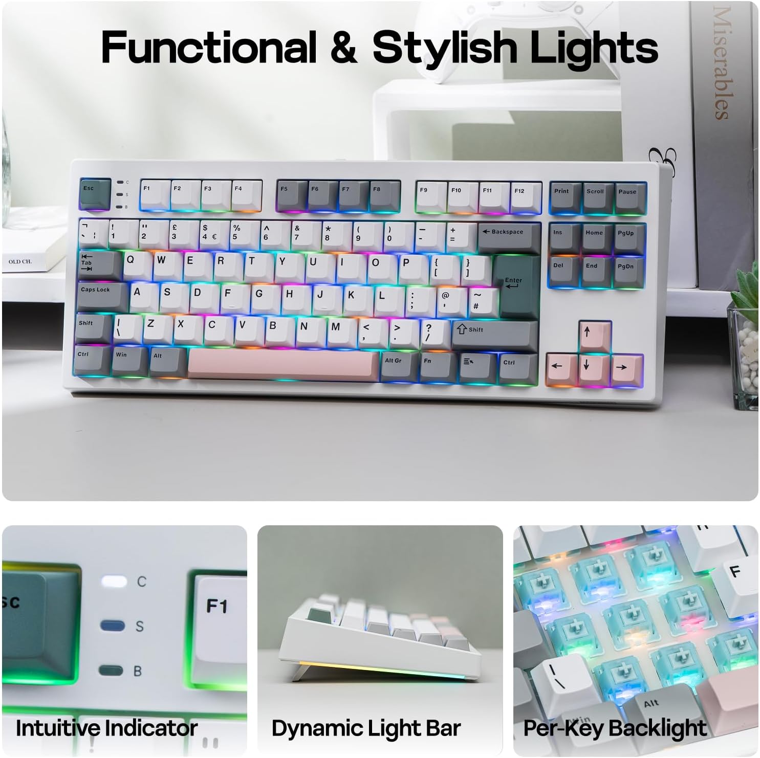 Thumbnail 6 de EPOMAKER TH87 Wireless Mechanical Keyboard