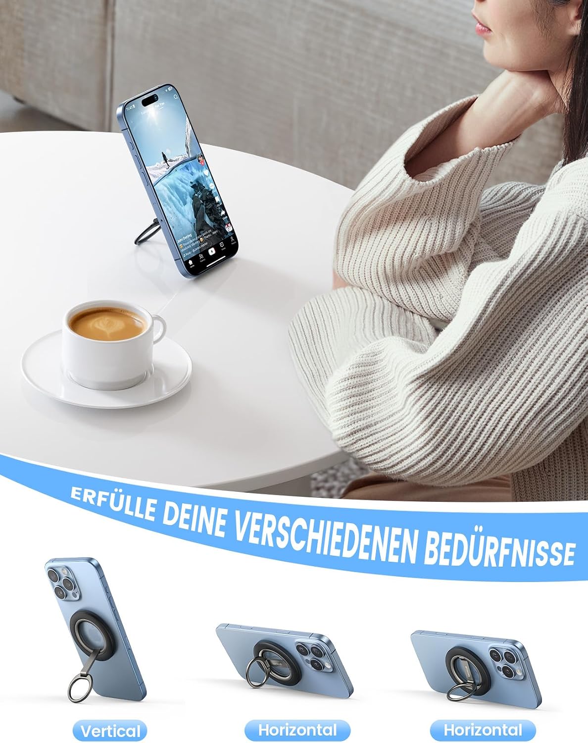 Thumbnail 3 de Lamicall MagSafe Ring Halterung