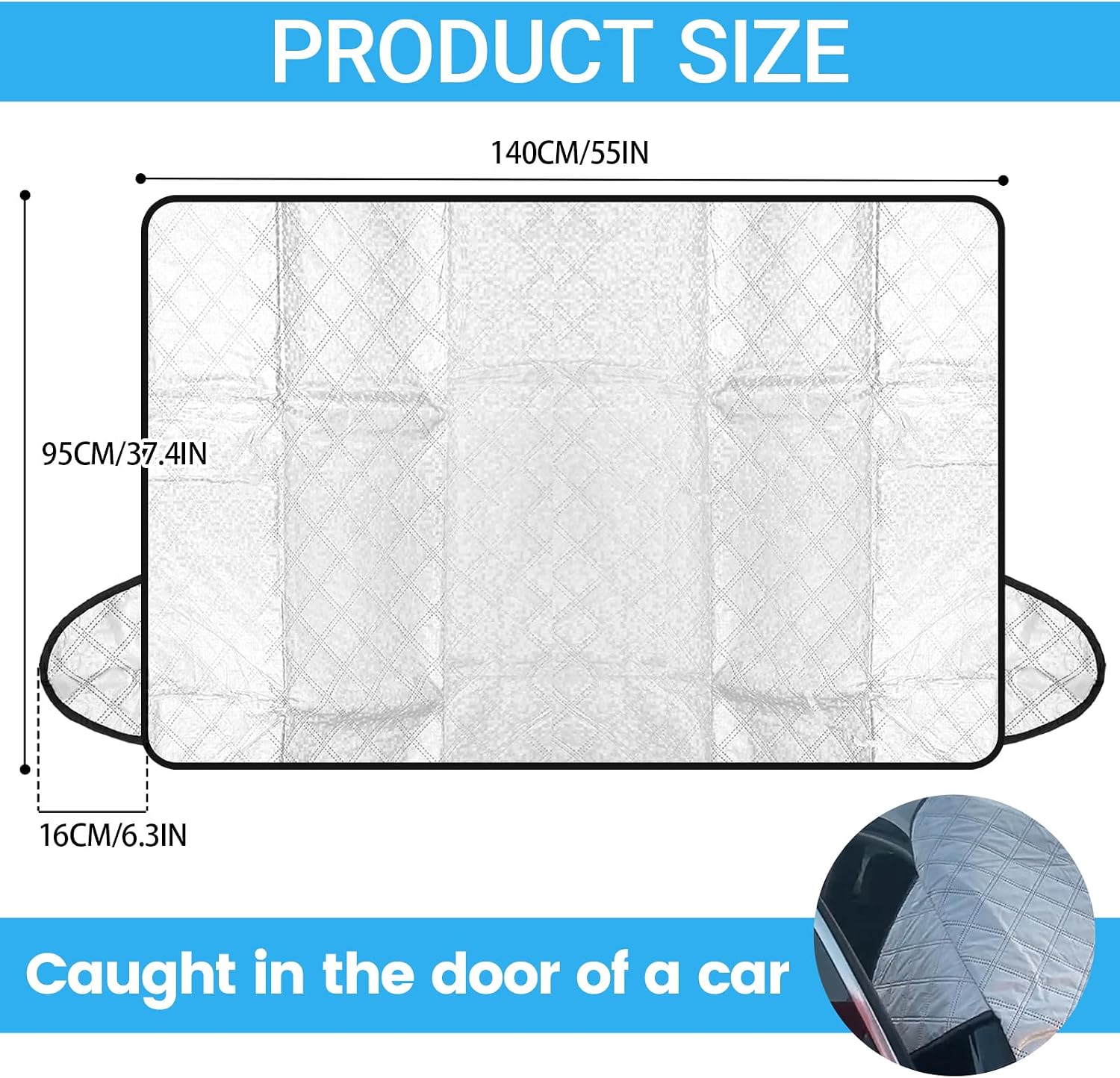 Thumbnail 1 de Griwuut Car Windscreen Cover 145 x 95 cm