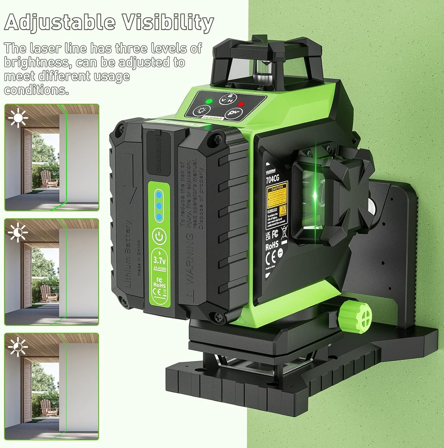 Thumbnail 2 de Huepar 704CG laser autolivellante 360°