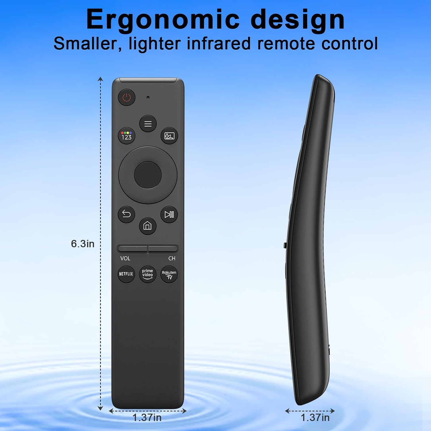 Detalle de 2 Pack Replacement Samsung Smart TV Remote — Universal for All Samsung TVs