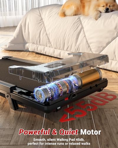 Thumbnail 6 de Superun Walking Pad Raceable 6% Incline 2.5HP Under Desk Treadmill