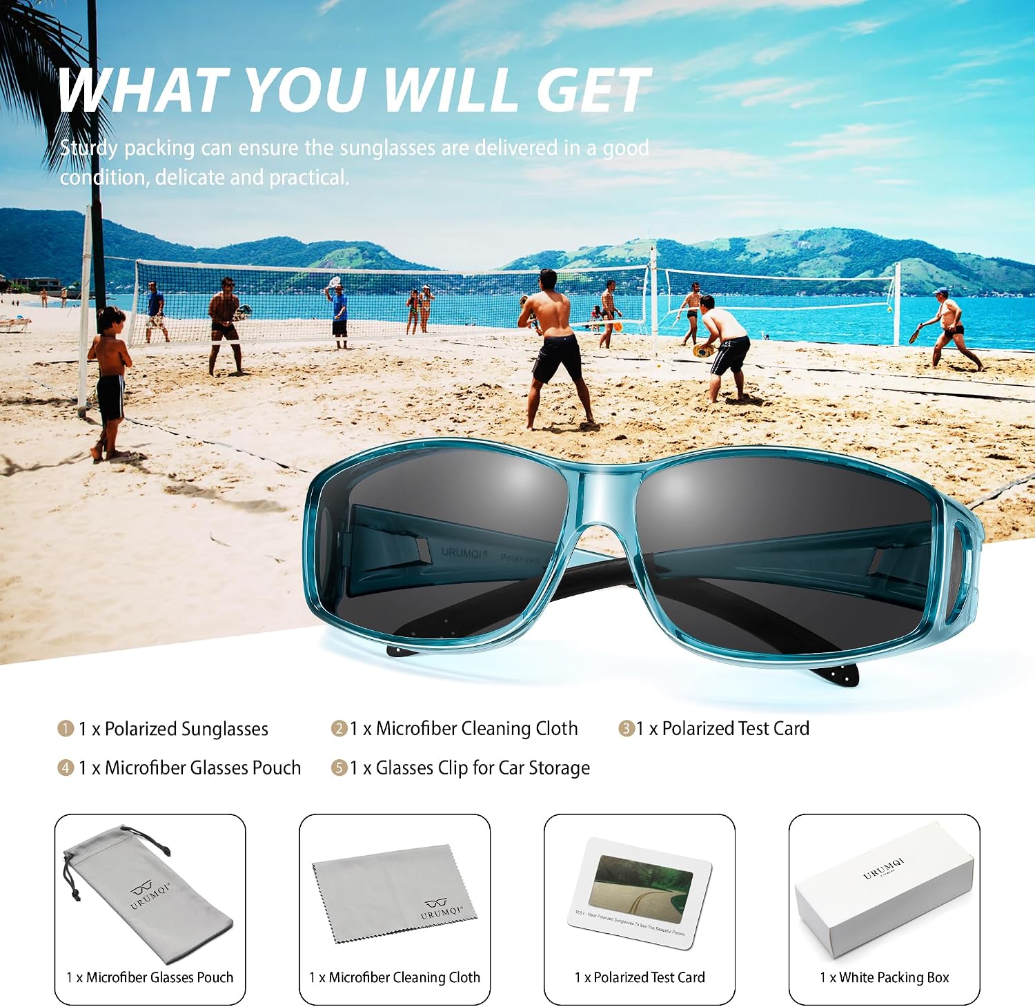 Thumbnail 6 de URUMQI Fit-Over Sunglasses UV400