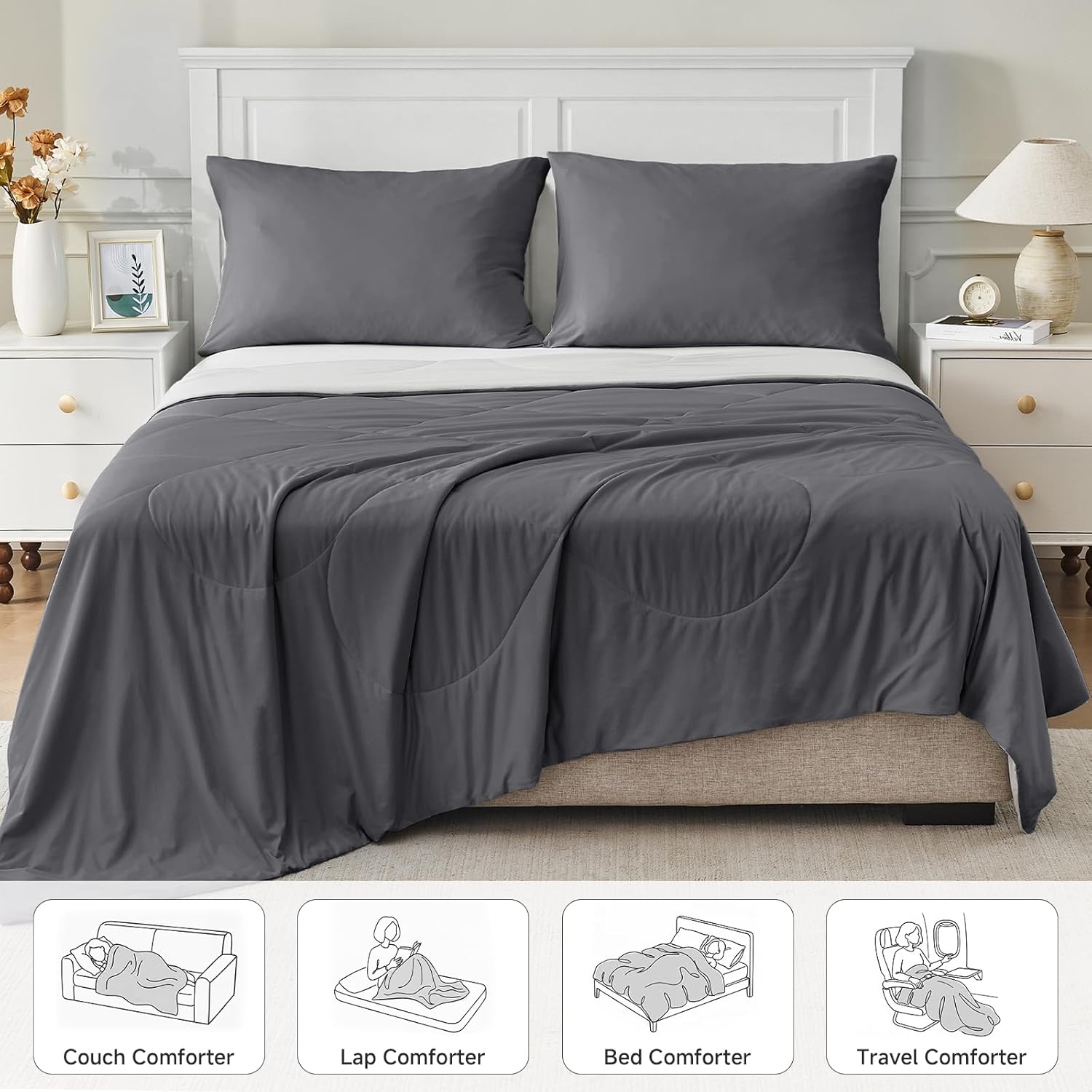 Thumbnail 5 de HOMFINE Cooling Comforter Q-Max 0.45
