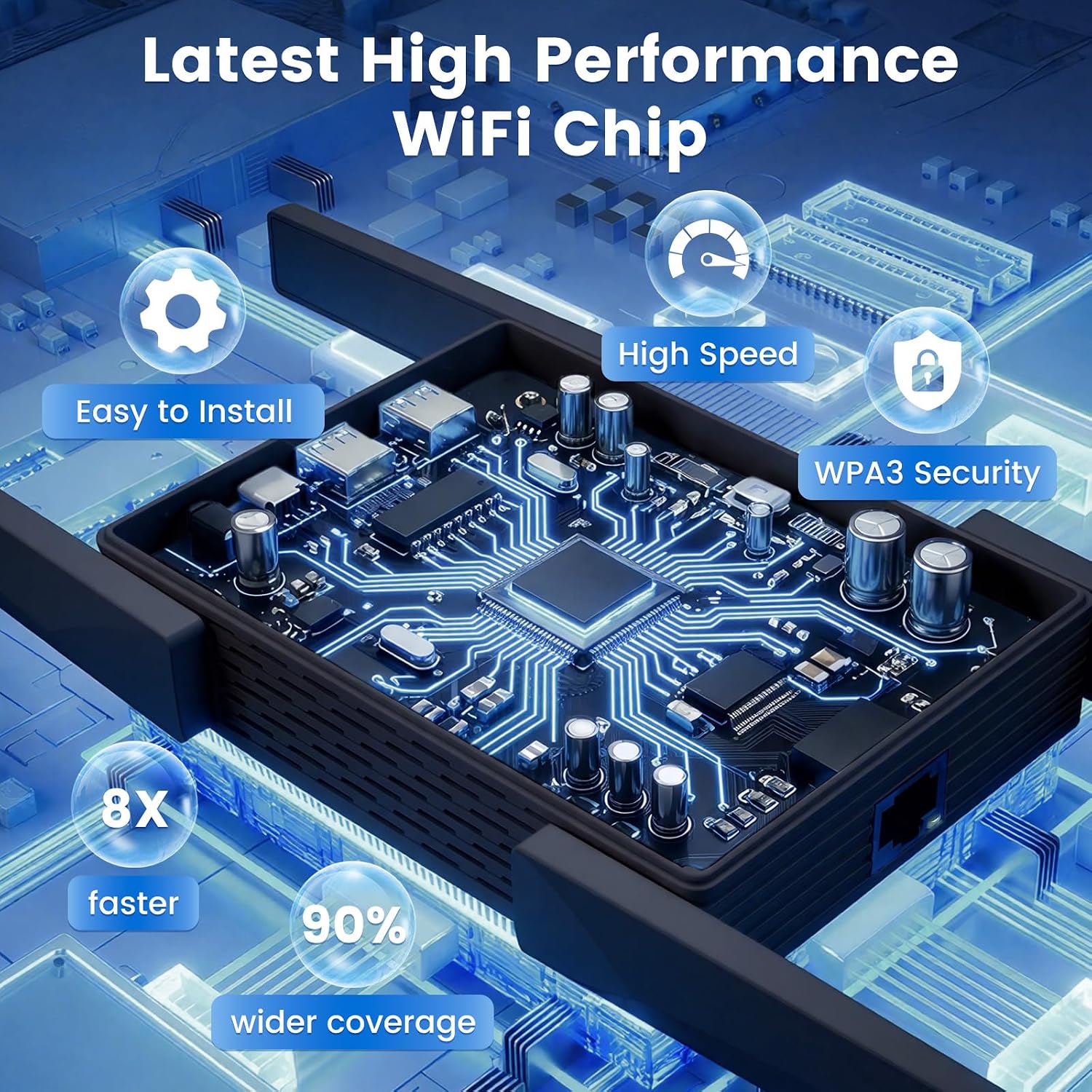 Detalle de WiFi 6 Extender AX1800