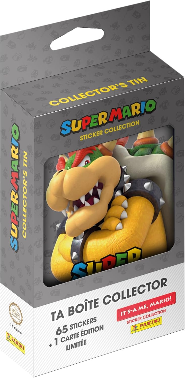 Thumbnail 4 de Panini Super Mario It's A ME Mario Caja de Metal 13 fundas