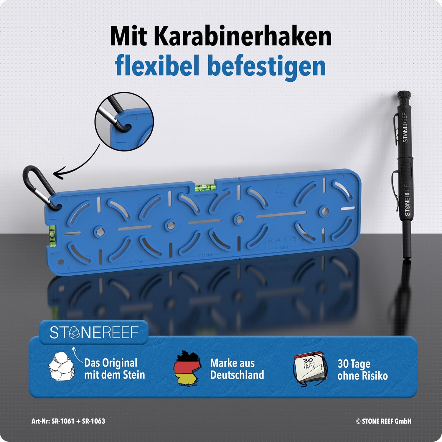 Thumbnail 6 de STONE REEF Bohrschablone für Steckdosen mit Tieflochmarker – für 71 mm und 91 mm
