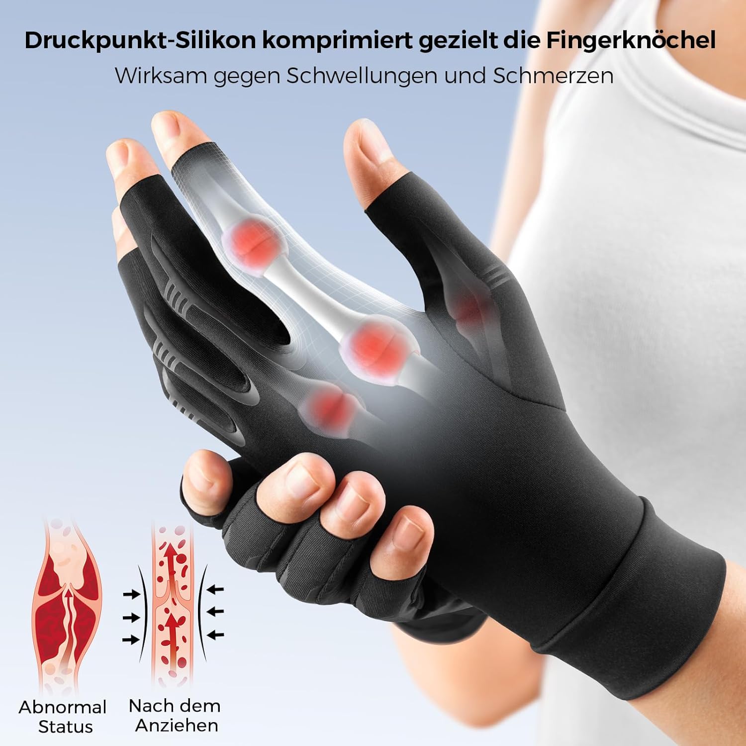 Thumbnail 2 de FREETOO Kompressionshandschuhe Polyneuropathie