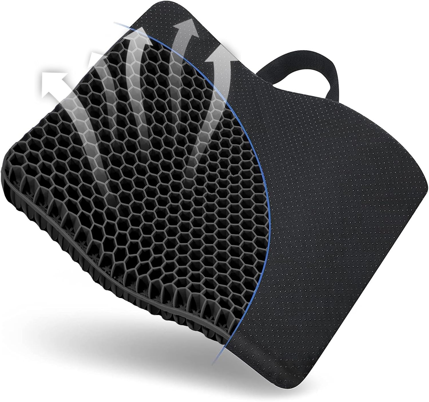 Detalle de Fzitiy TYT-8 Gel Seat Cushion, Double-Layer Honeycomb Design