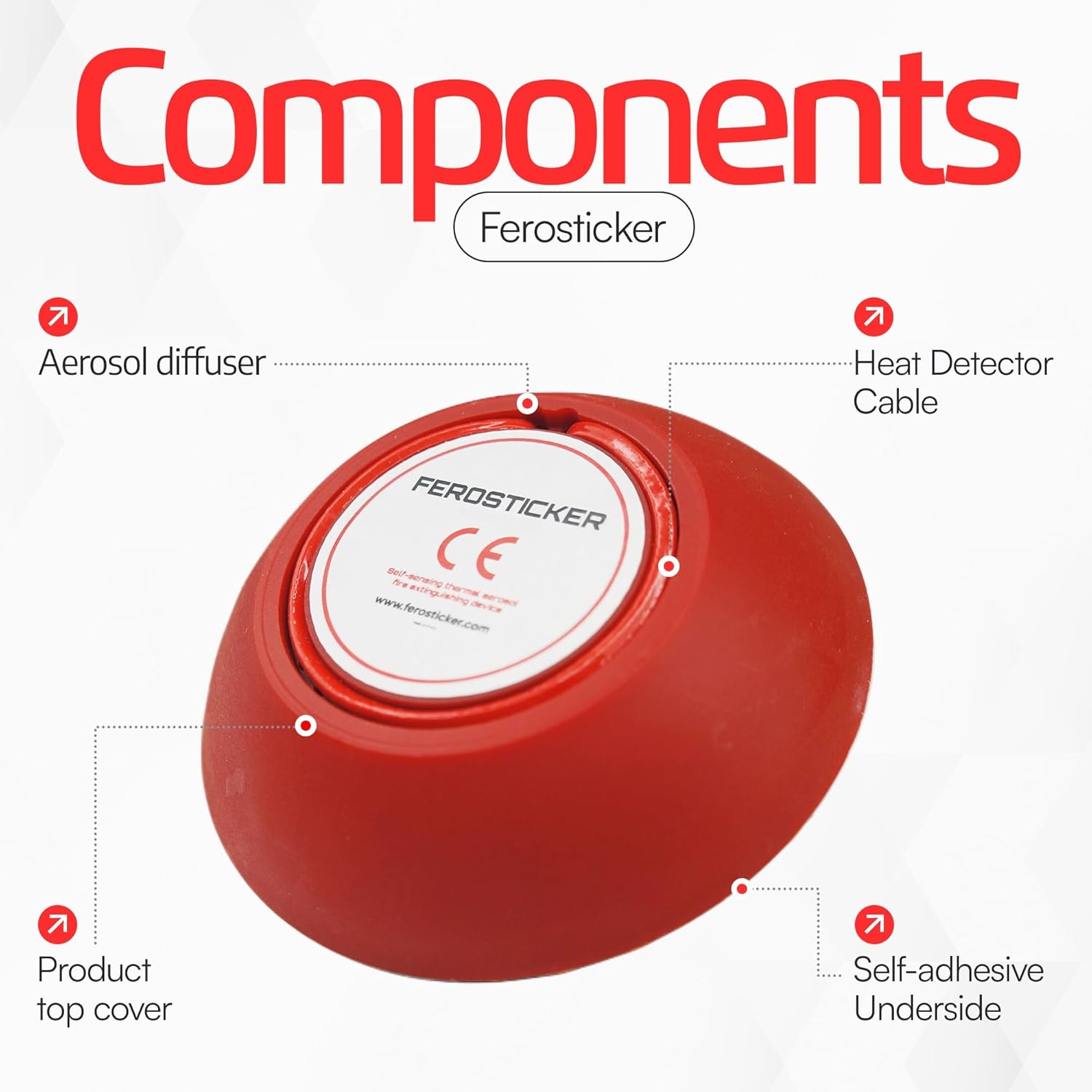 Thumbnail 4 de FEROSTICKER Pequeño Extintor Automático F03 80 g