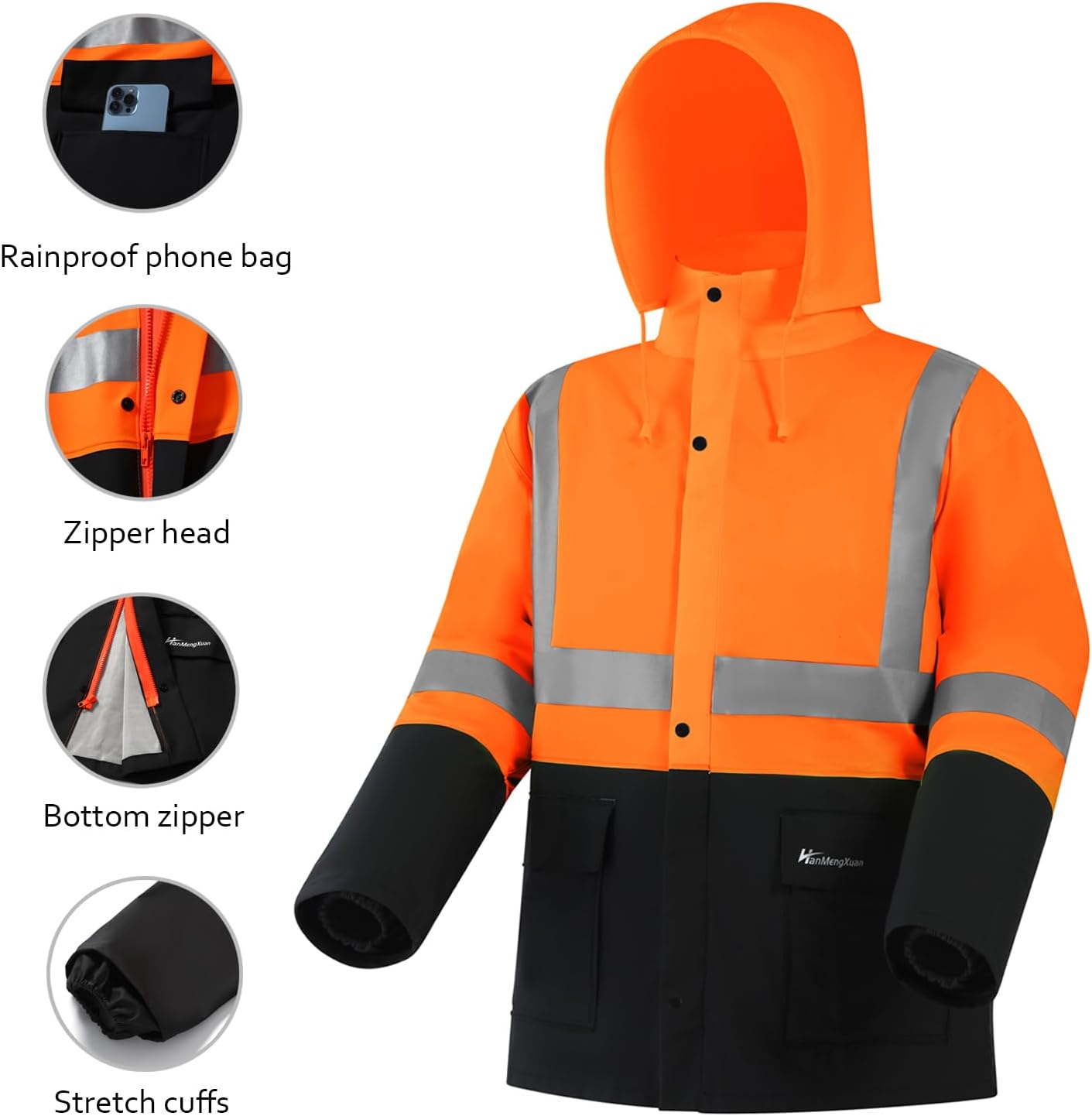 Thumbnail 1 de HANMENGXUAN Rain Suit PVC/PU