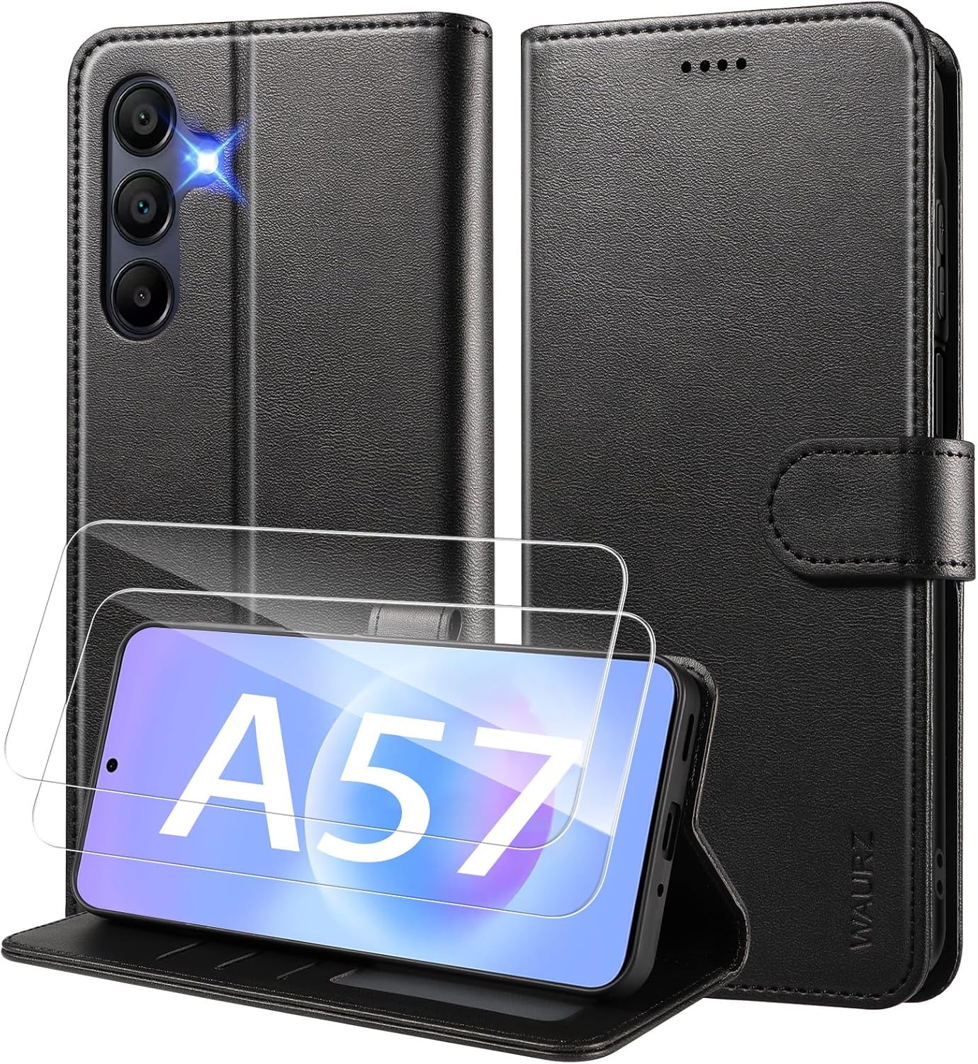 Detalle de WAURZ Coque Samsung Galaxy A57 5G, 2 vitres