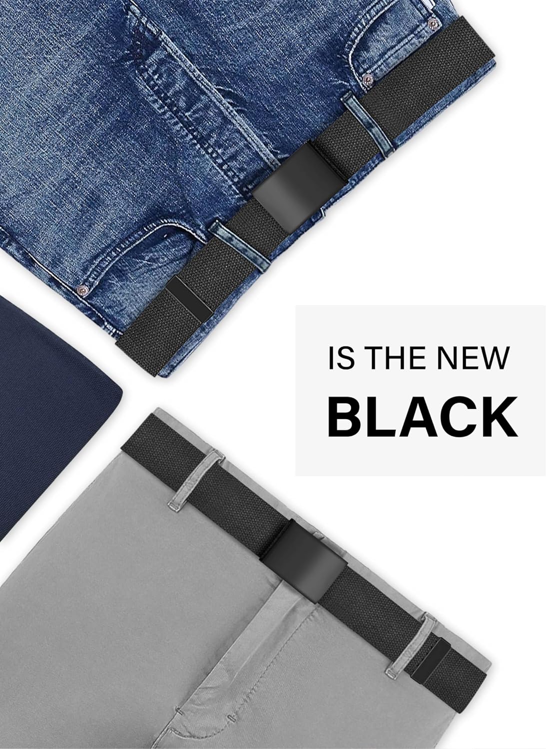 Thumbnail 4 de Ceinture homme LXMY tissu 135 cm