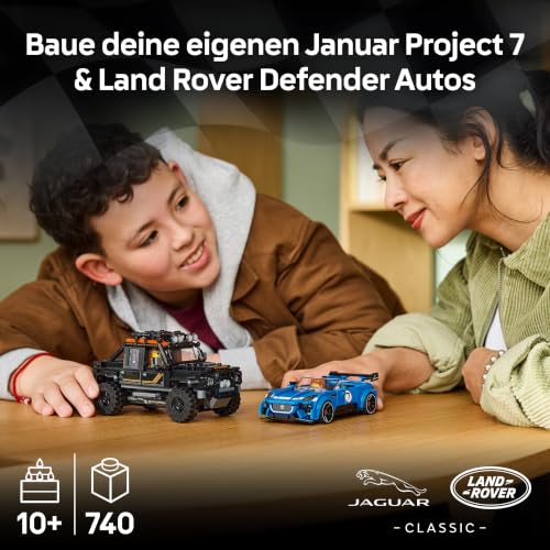 Thumbnail 2 de LEGO Speed Champions Jaguar Project 7 & Land Rover Defender 77264 – Bau- und Spielspaß für Autoliebhaber