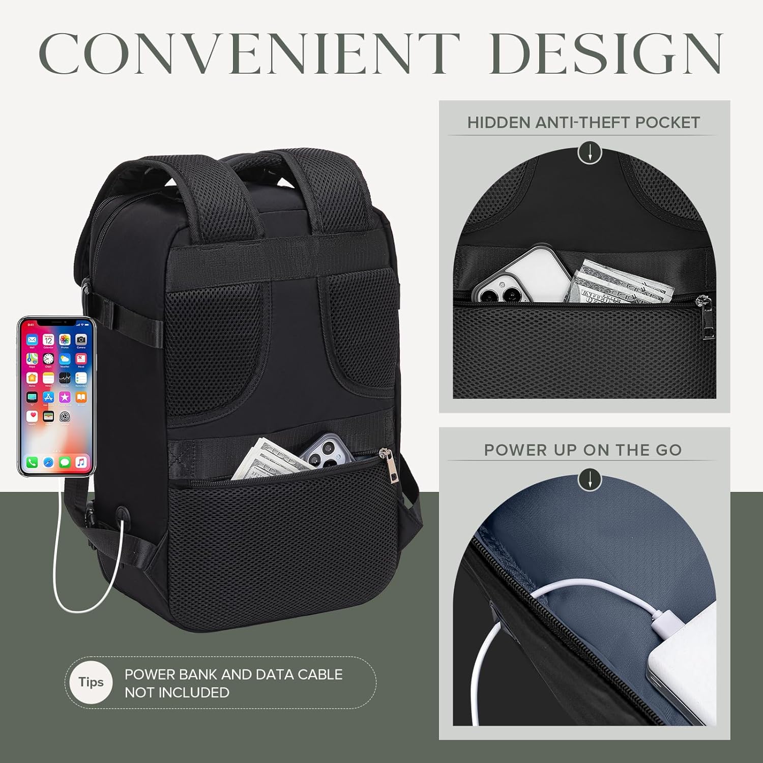 Thumbnail 3 de Mochila de Viaje Ryanair 40x20x25cm ✈️ Equipaje de Mano Mujer y Hombre