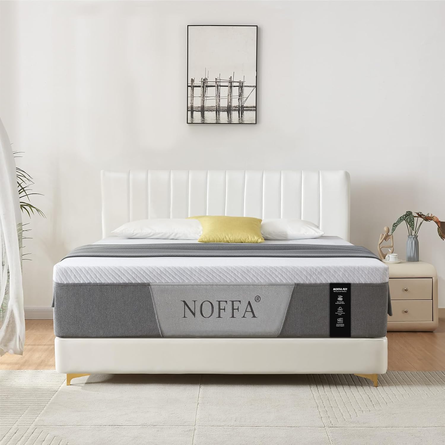 Detalle de NOFFA Full Mattress 12-Inch