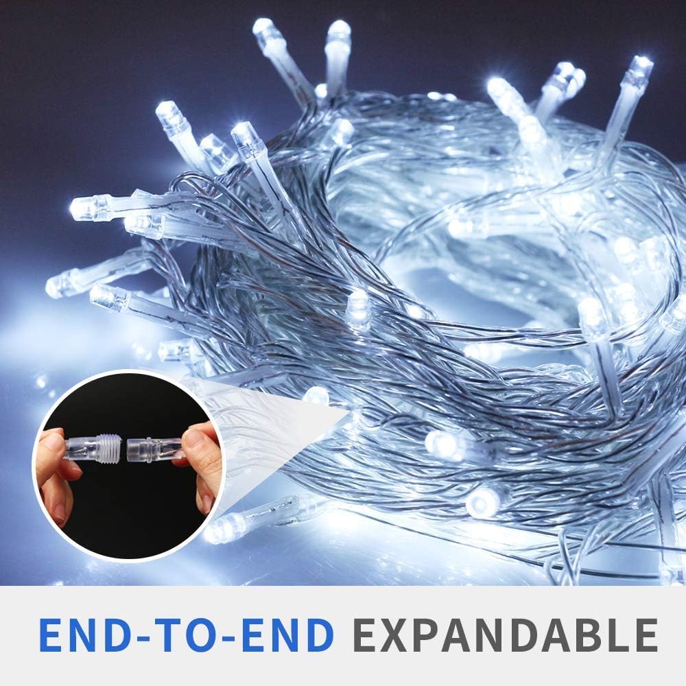 Detalle 2 de VTECHOLOGY Christmas string lights, 200 LEDs