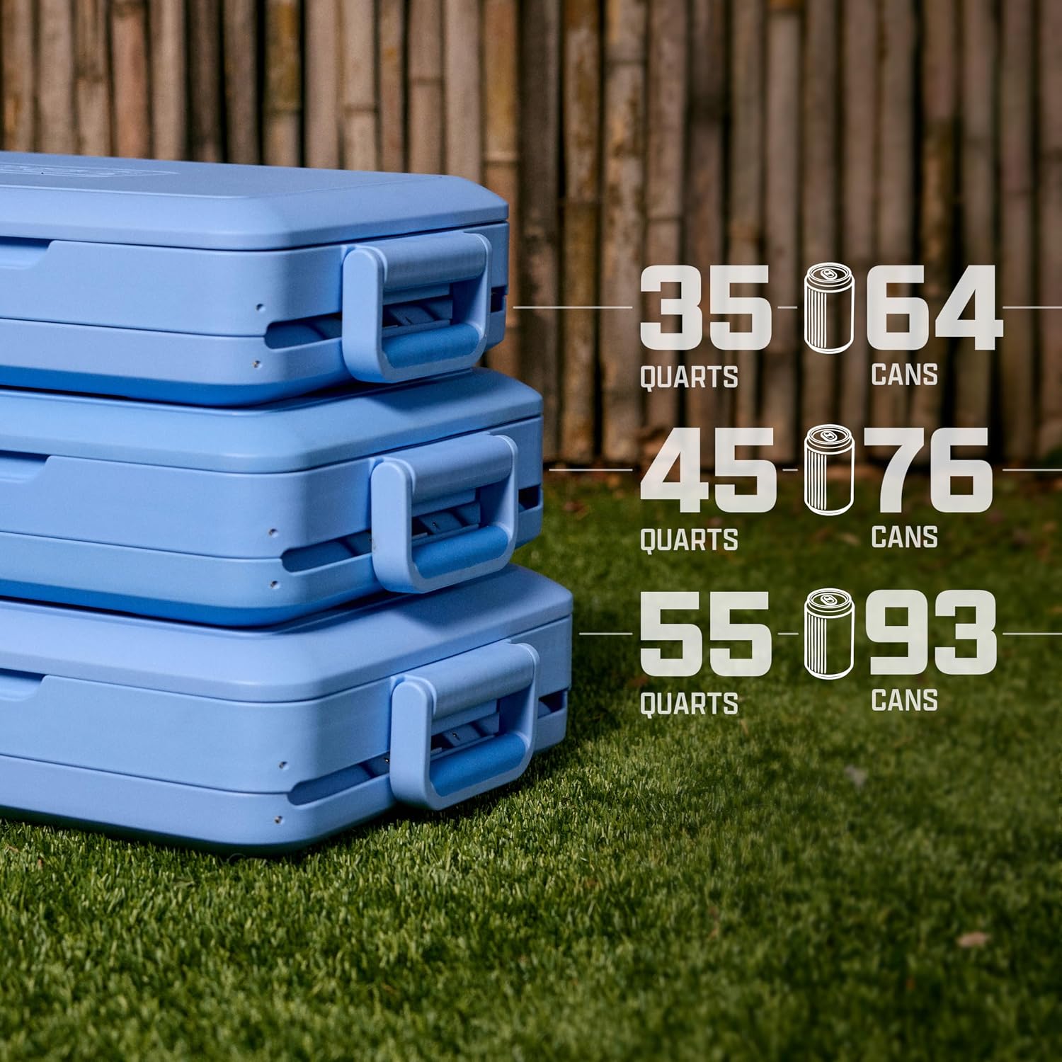 Thumbnail 6 de Coleman Snap 'N Go 45-Quart Collapsible Hard-Sided Cooler, Sapphire Blue