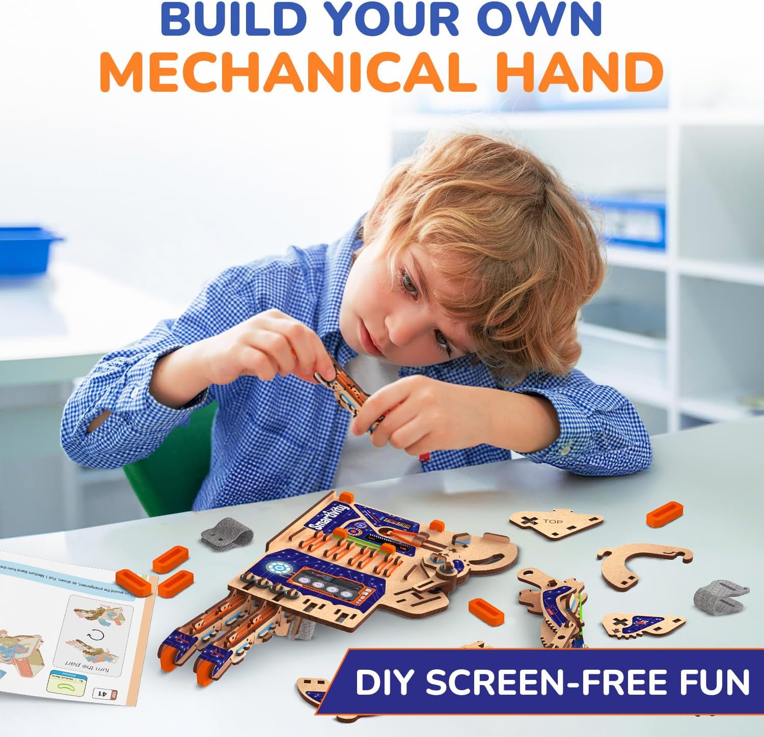 Thumbnail 2 de Smartivity DIY Robotic Mechanical Hand STEM Toy for Kids 8-14