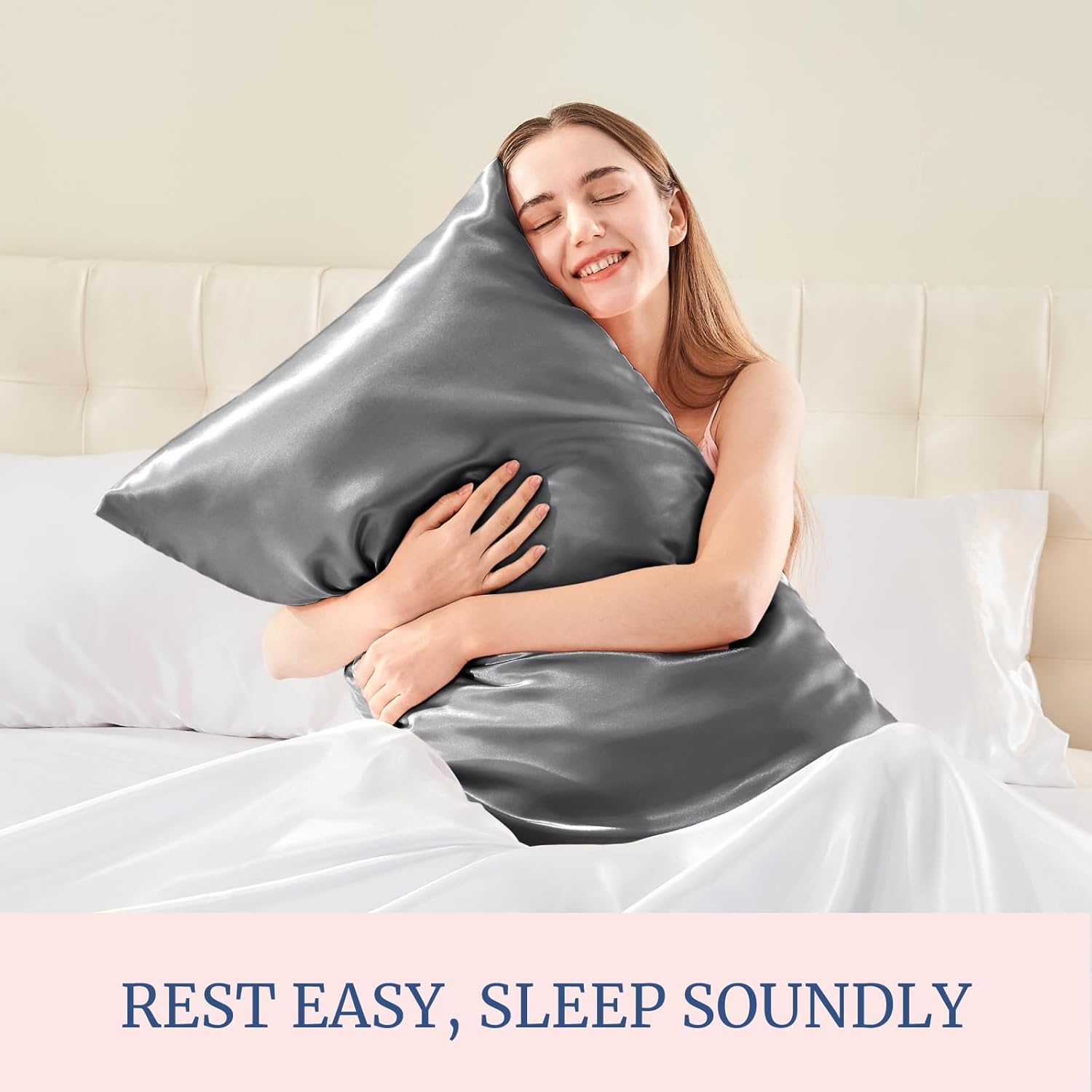 Detalle 2 de BEDELITE Satin Pillowcase Queen 20"x30"