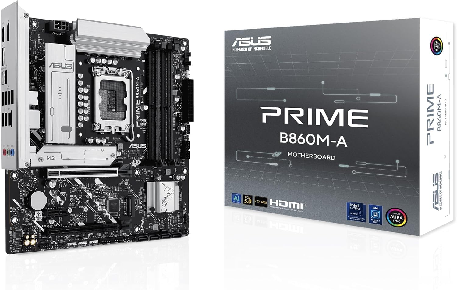 Detalle de ASUS PRIME B860M-A-CSM マザーボード B860・LGA1851・DDR5対応 microATX
