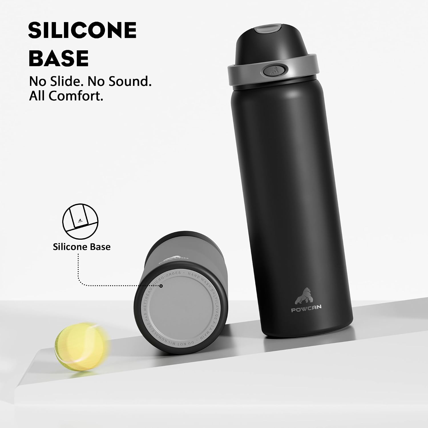 Detalle de POWCAN Stainless Steel Water Bottle 32 oz