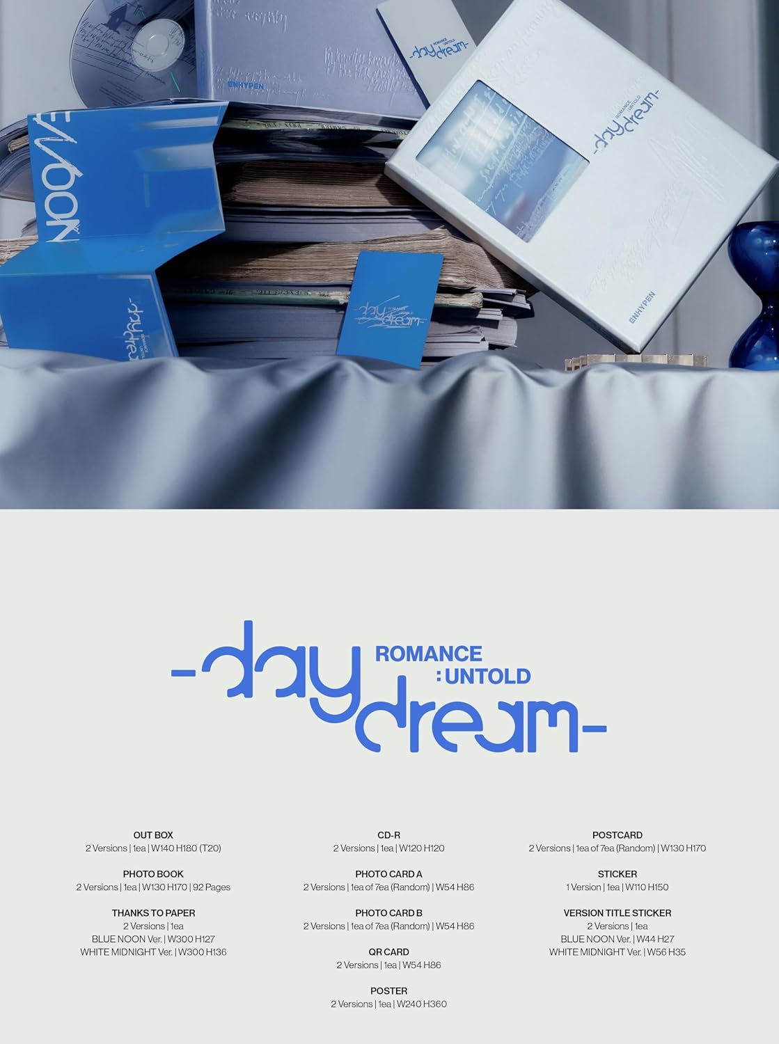 Detalle 2 de ENHYPEN ROMANCE : UNTOLD -daydream- Korean Edition Audio CD