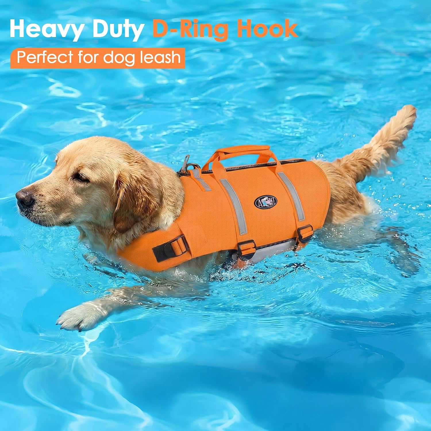 Thumbnail 6 de AOFITEE Gilet de Sauvetage pour Chien – Gilet de Natation réglable et haute flottabilité