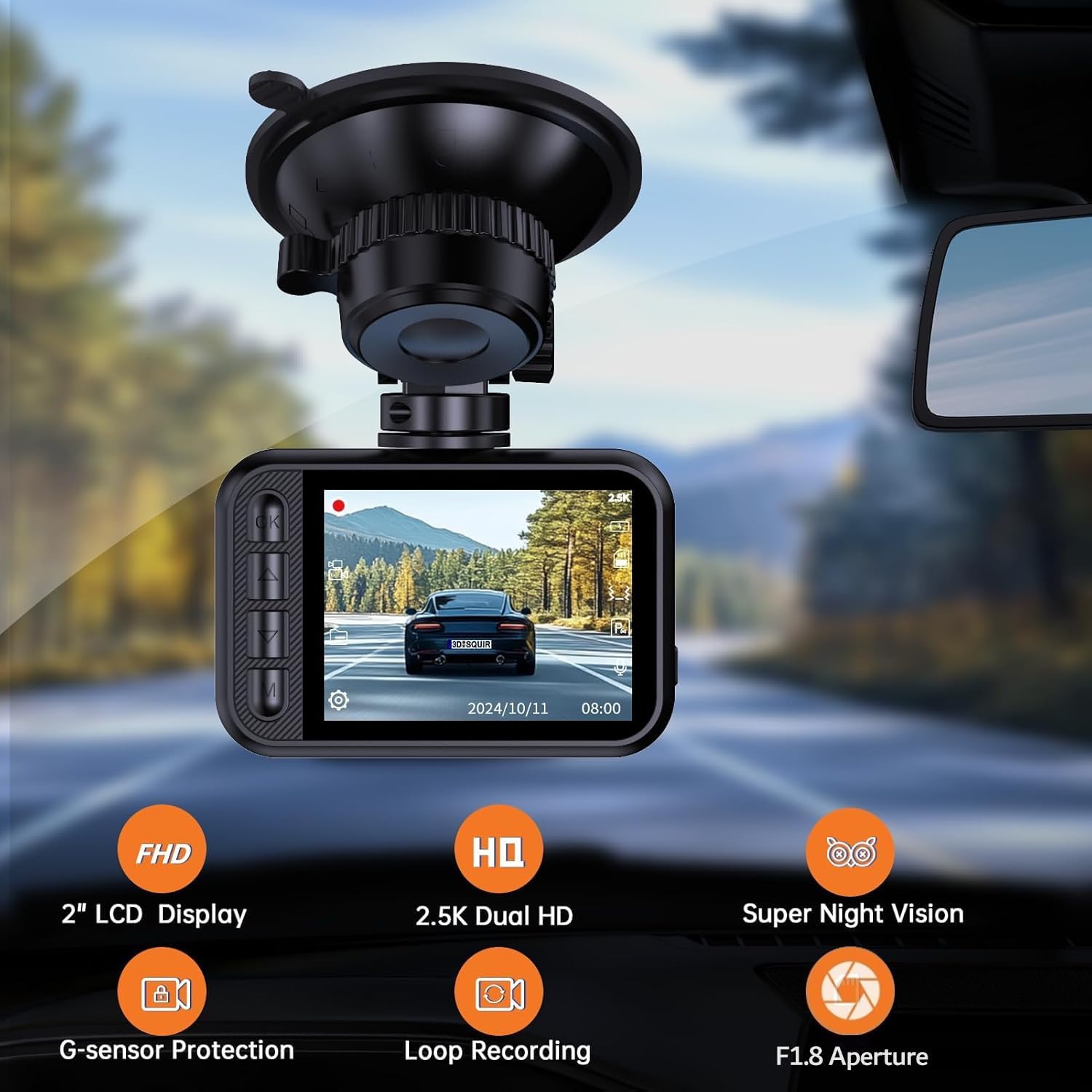 Thumbnail 1 de E-YEEGER S60 2.5K Dash Cam
