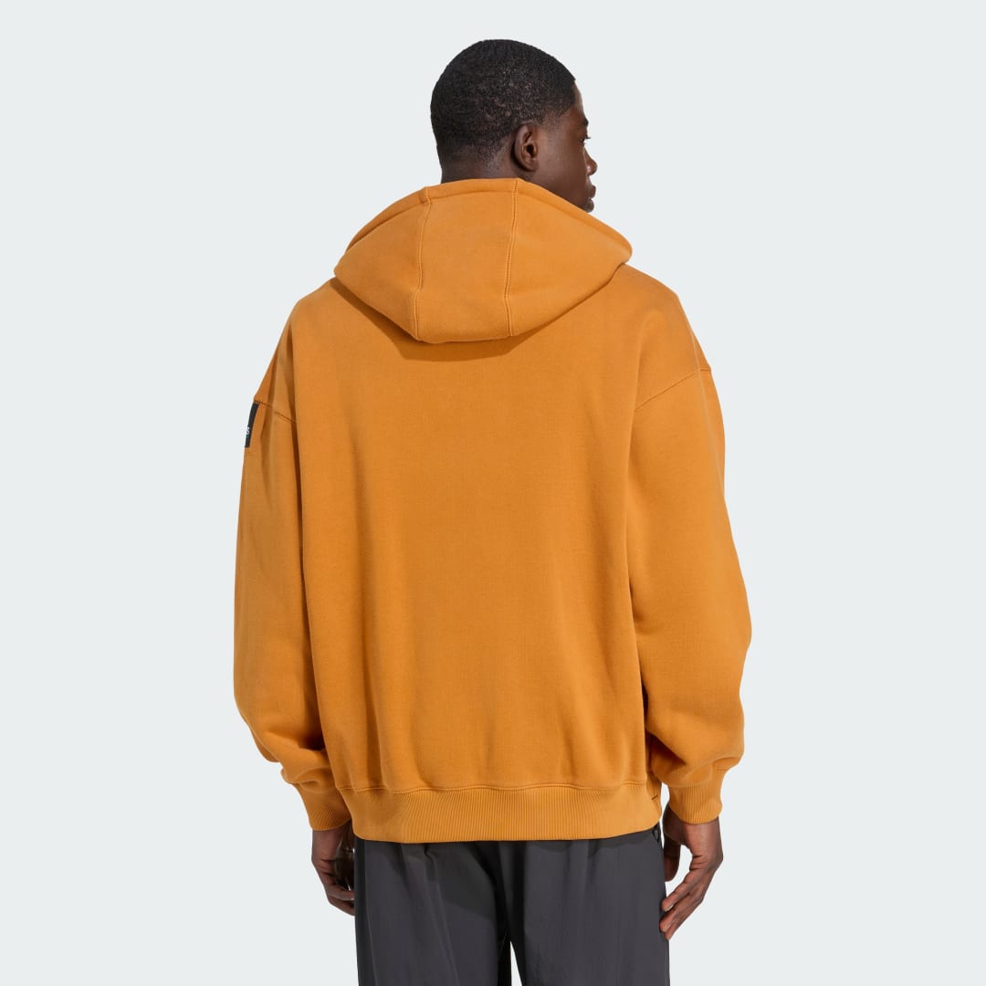 Detalle de Adidas EQT Fleece chaqueta con capucha
