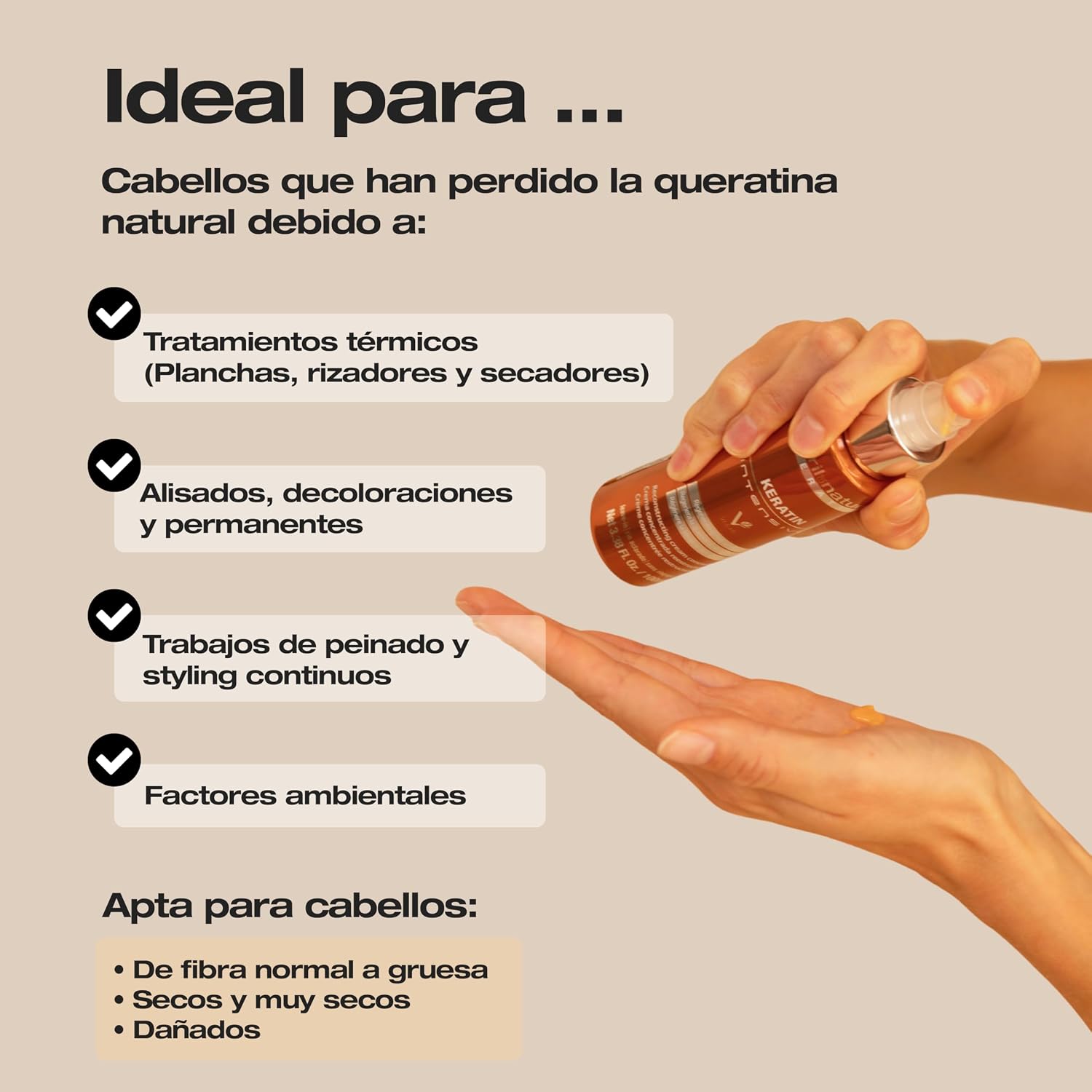 Detalle 2 de Abril et Nature Champú Keratin para Cabellos Naturales 💆♀