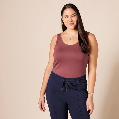 Thumbnail 6 de Amazon Essentials Débardeur Coupe Ajustée Femme - Lot de 2, Prune, XXL