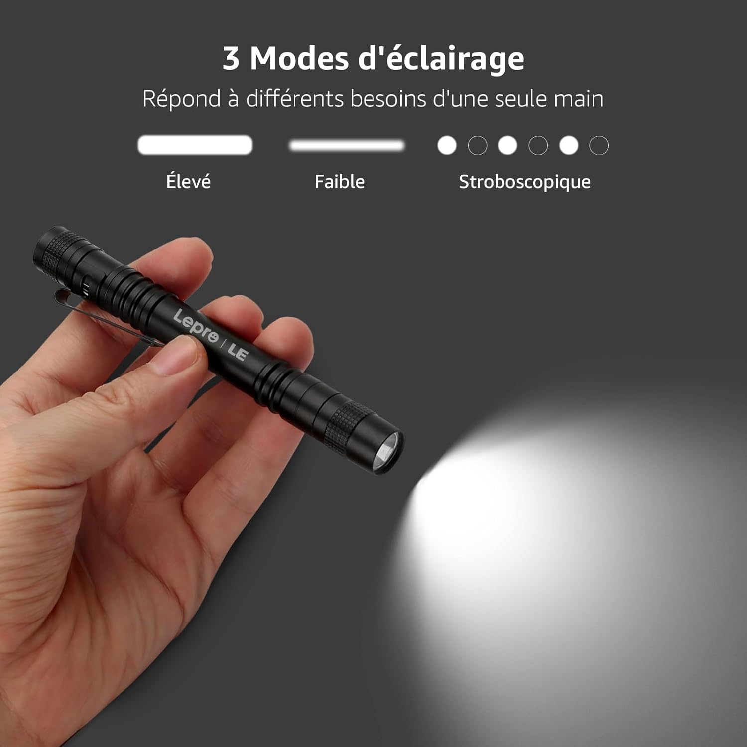 Thumbnail 3 de Lepro Mini Lampe Torche LED 13 cm