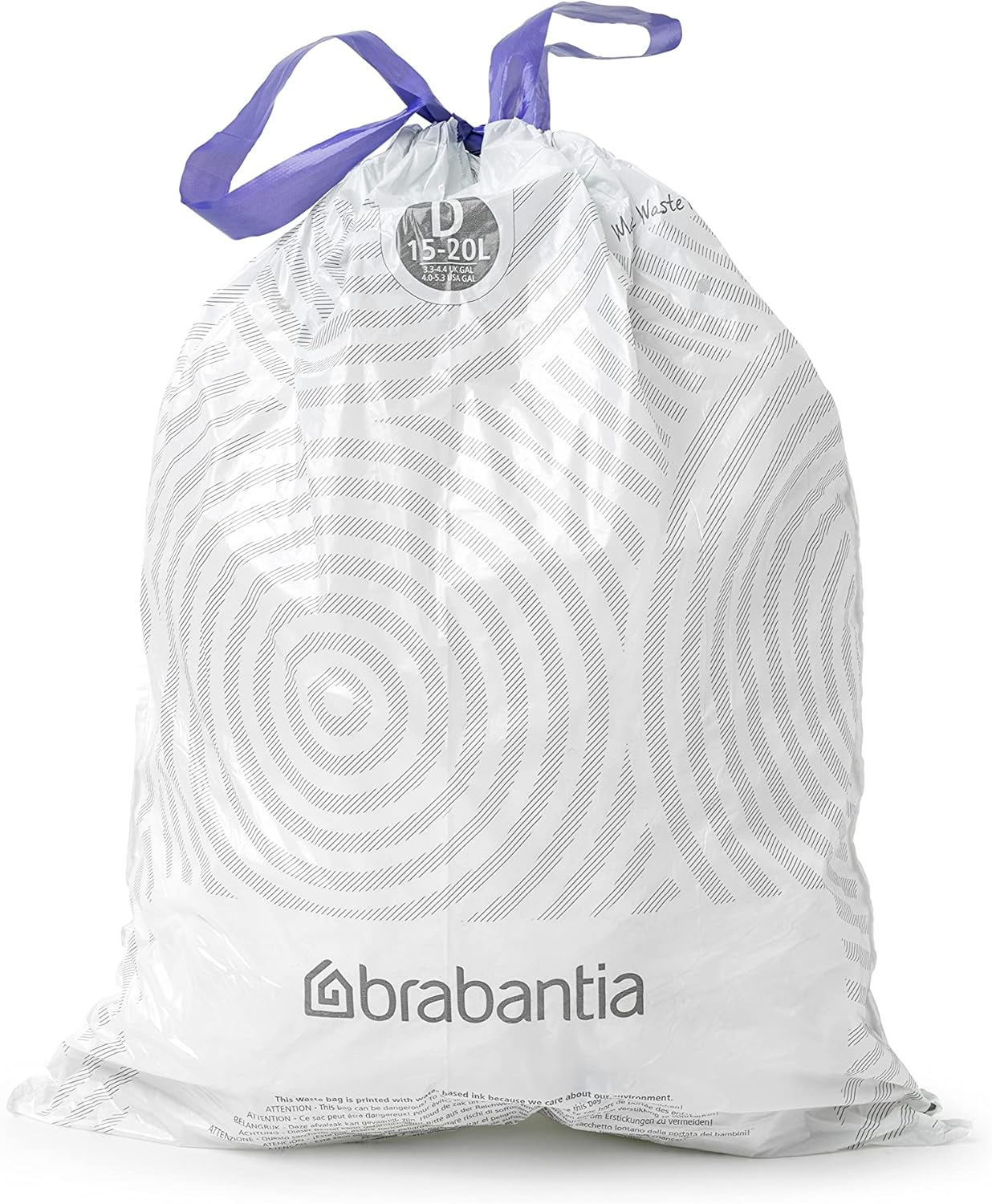 Thumbnail 4 de Brabantia Sacs Poubelle PerfectFit Multipack Code D 10L/15L — Ultra Résistants, Poignées Coulissantes (6 rouleaux, 120 sacs)