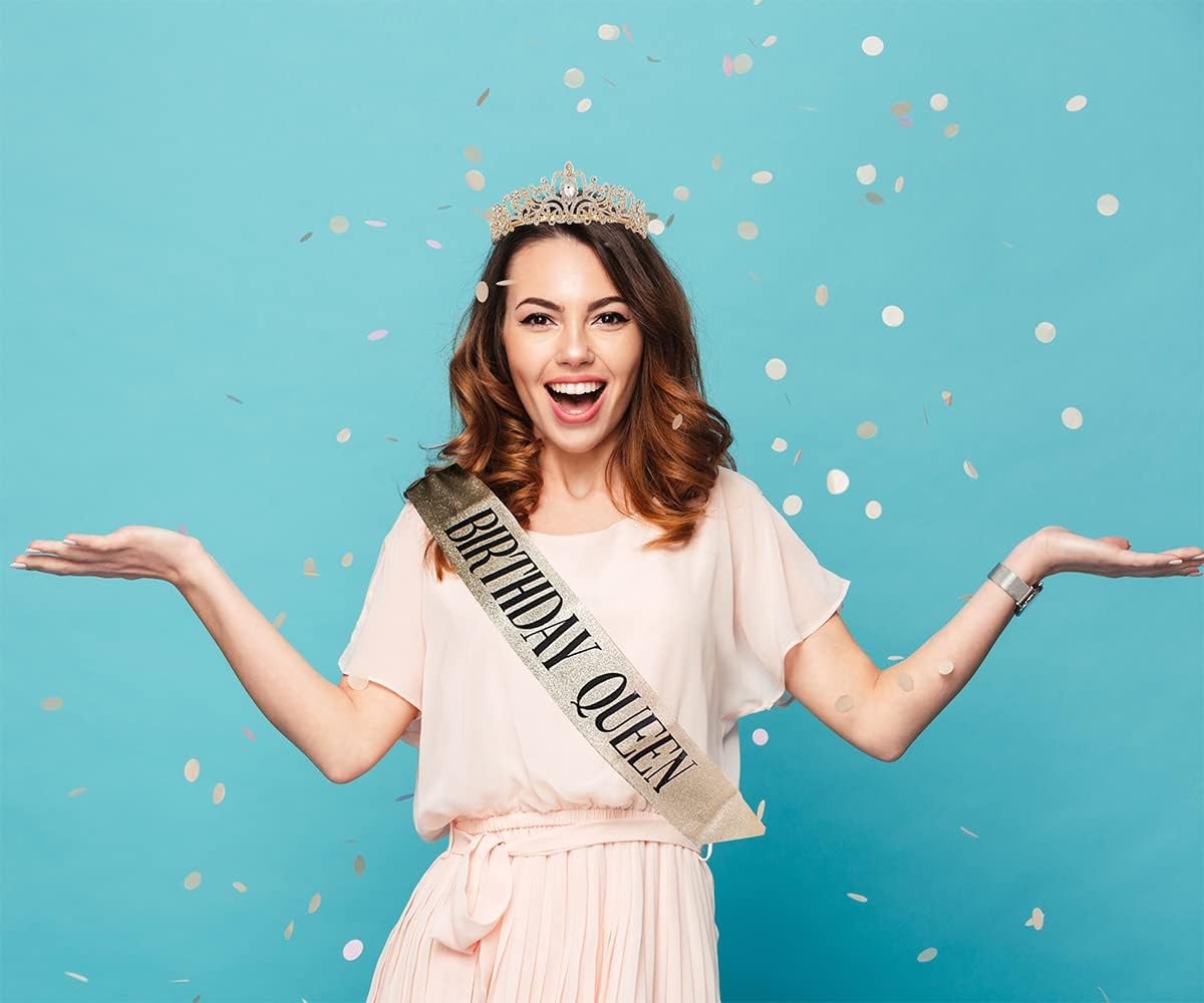 Thumbnail 3 de Leixi Birthday Queen Sash and Rhinestone Tiara set 👑