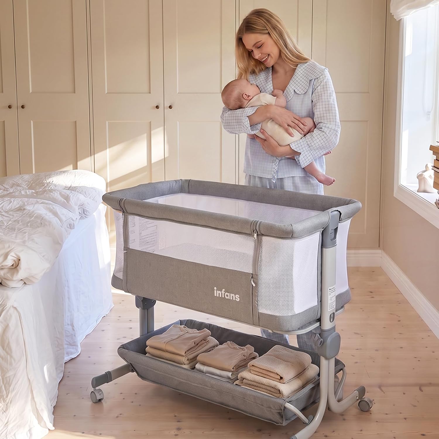Detalle 2 de INFANS Baby Bassinet 3-in-1