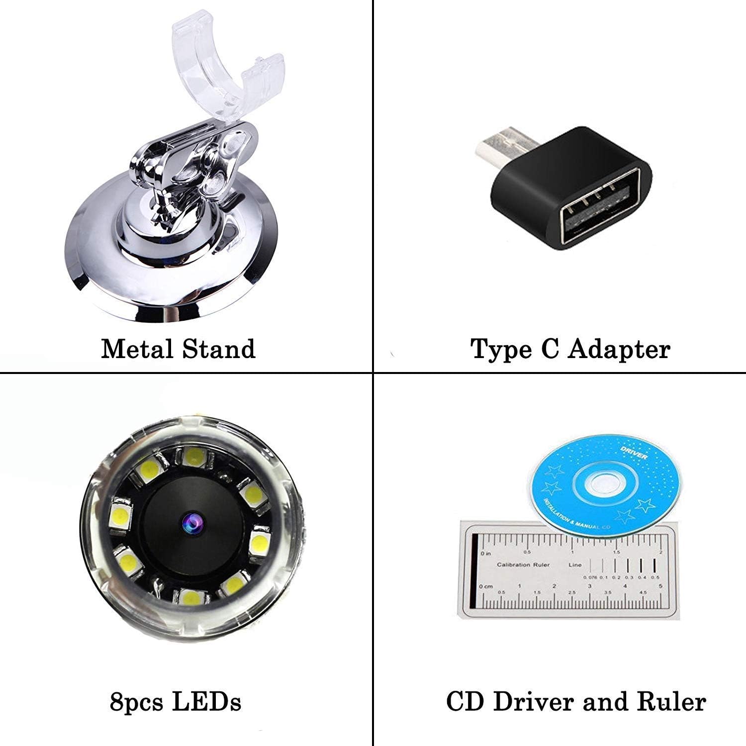 Thumbnail 4 de Jiusion 40–1000x USB 2.0 Digital Microscope