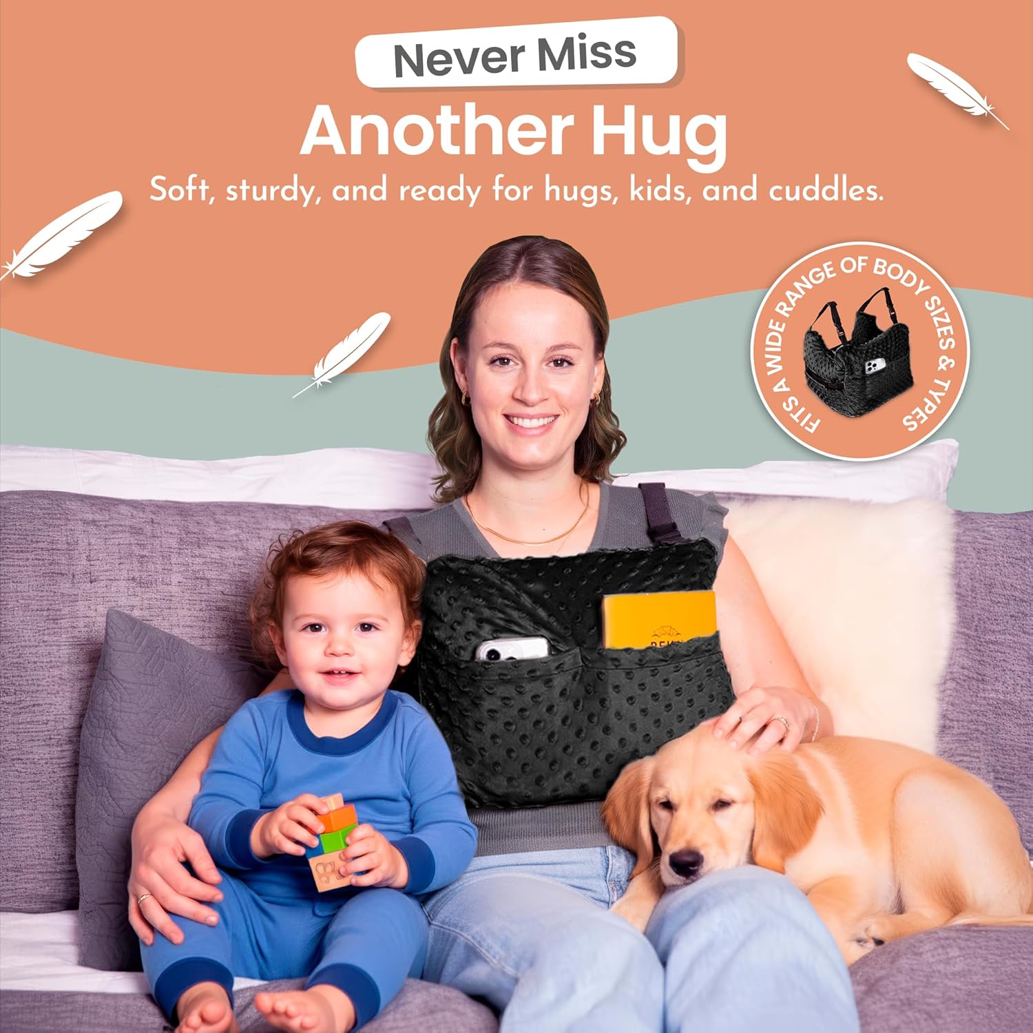 Thumbnail 4 de MOYOAMA Post Mastectomy Pillow – Hands-Free Recovery with Secure Strap and Washable Cover