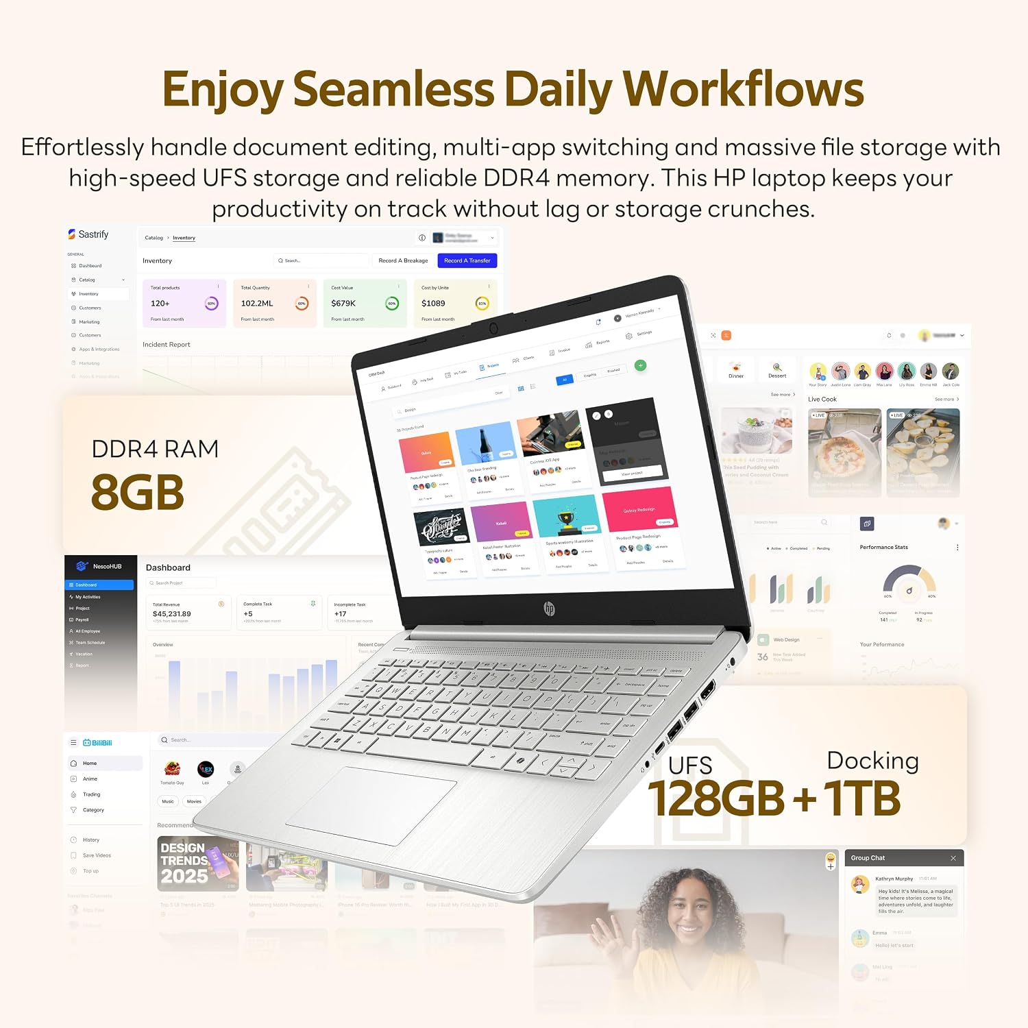 Detalle de HP 14-Inch HD Laptop