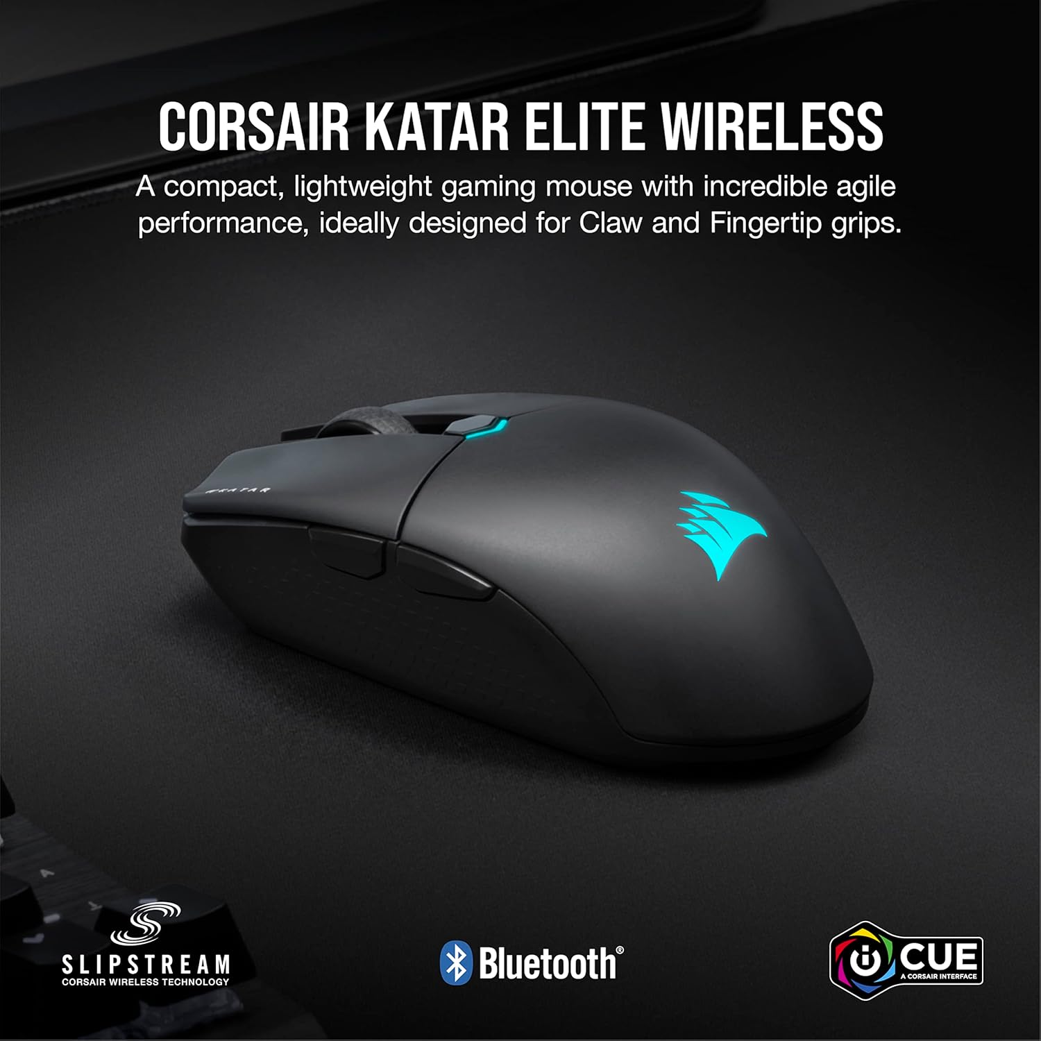 Thumbnail 1 de Corsair KATAR ELITE Wireless 10,000 DPI gaming mouse