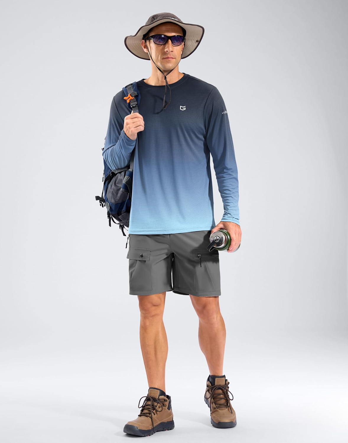 Detalle 2 de Men's Sun Protection Swim Shirt UPF 50+
