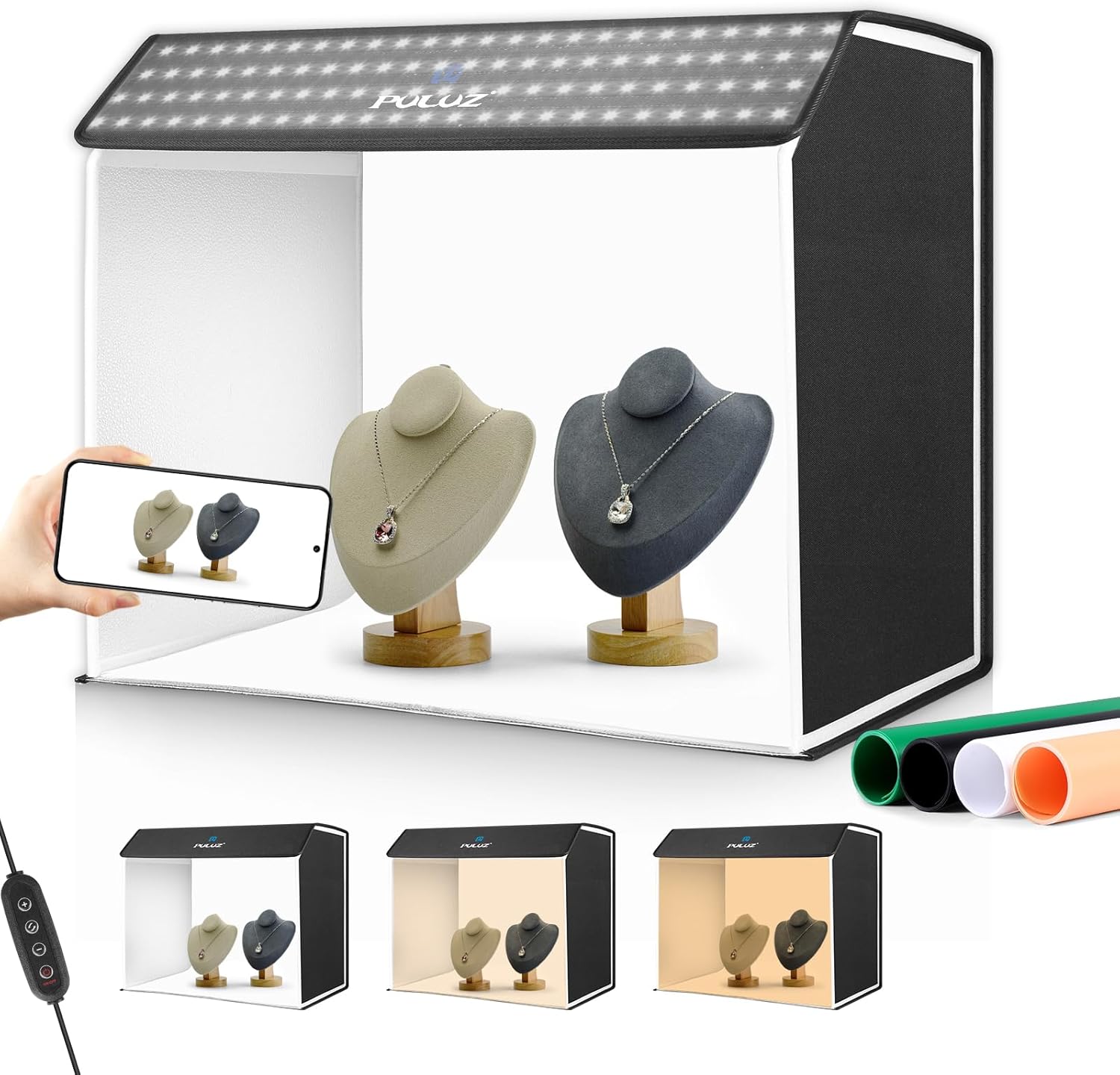Thumbnail 6 de PULUZ Light Box 40cm portable photo studio