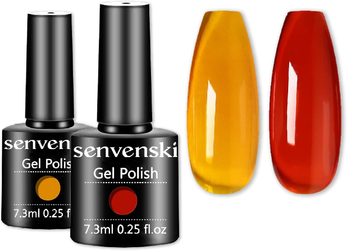 Detalle de Senvenski Arancione Gelatina Smalto Semipermanente per Unghie – CS2-003