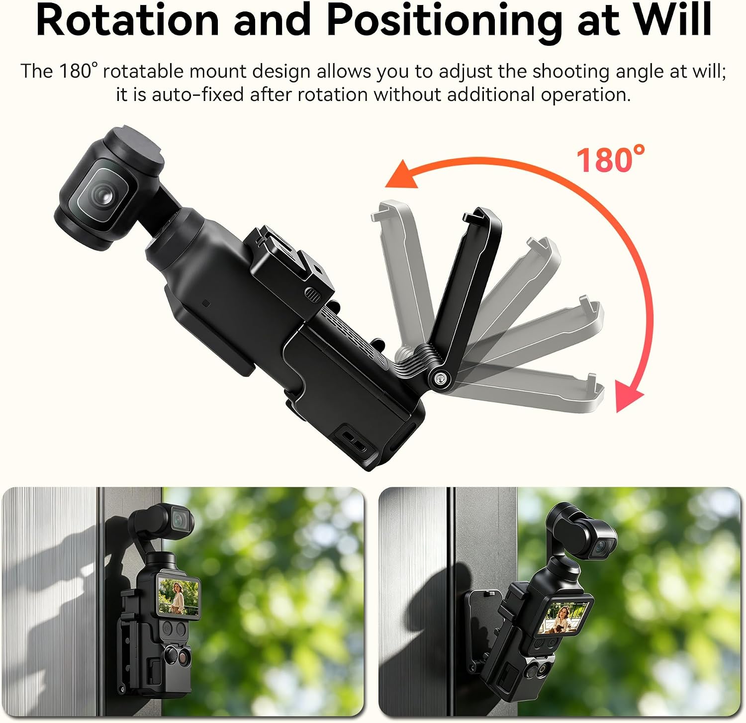 Thumbnail 3 de AMAZEAR Magnetic Mount Stand for DJI Osmo Pocket 3