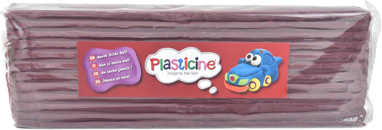 Thumbnail 5 de The Original Plasticine One Colour Slab 400g – Light Blue modelling clay