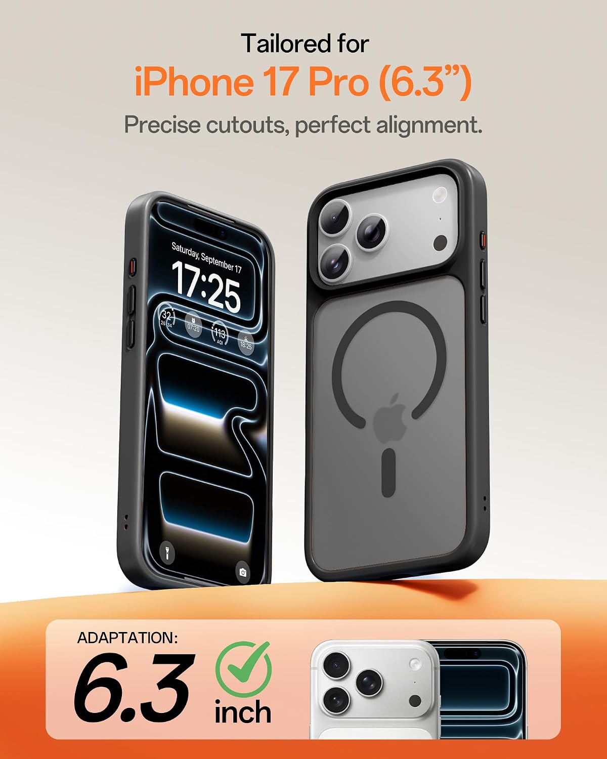Detalle 2 de UNBREAKcable iPhone 17 Pro 6,3 Zoll MagSafe