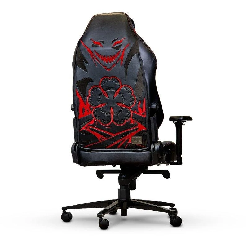 Detalle 2 de Silla gaming Phoenix Monarch Black Clover Edición Asta XL – cuero PU y terciopelo