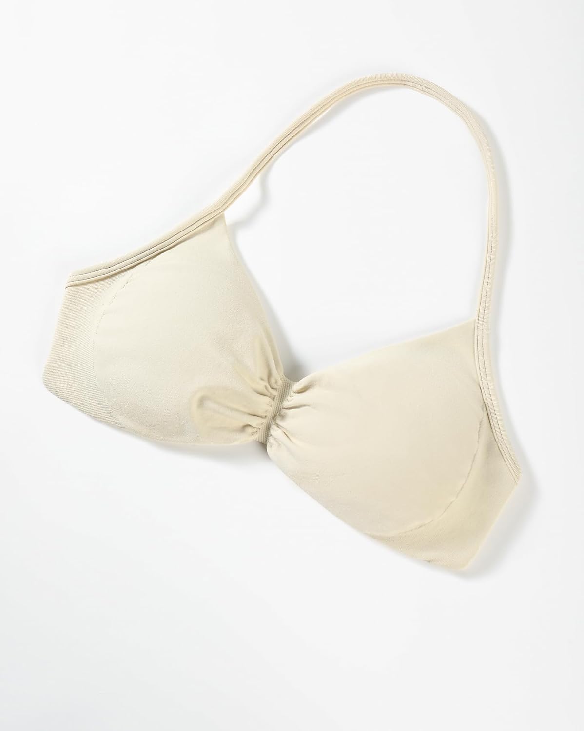 Detalle de AUROLA Influence Strappy Bra: Backless, Removable-Cup Sports Bra for Yoga, Gym, and More